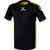 Erima Sevilla Shirt Korte Mouw Heren - Zwart / Geel