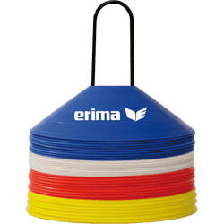 Erima 40X Set Kegels - Rood / Blauw / Geel / Wit