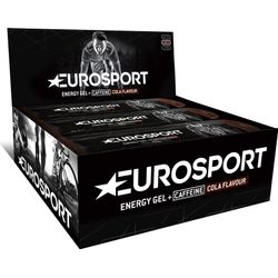 Eurosport Nutrition Energy Gel Met Cafeïne Cola 20 Stuks - Zwart