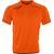 Hummel Leeds Shirt Korte Mouw Heren - Oranje / Zwart