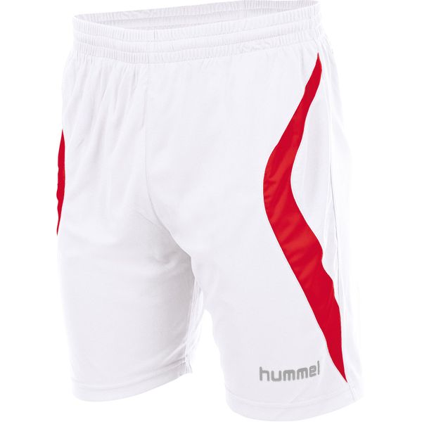 Hummel Manchester Short Hommes - Blanc / Rouge