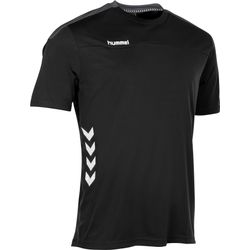 Hummel Valencia T-Shirt Kinderen - Zwart / Antraciet