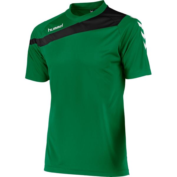 Hummel Elite T-Shirt Heren - Groen / Zwart