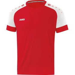Jako Champ 2.0 Maillot Manches Courtes Hommes - Rouge Sport / Blanc