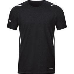 Jako Challenge T-Shirt Hommes - Noir Mélange / Blanc