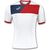 Joma Crew II Maillot Manches Courtes Hommes - Blanc / Rouge / Marine