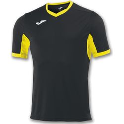 Joma Champion IV Shirt Korte Mouw Kinderen - Zwart / Geel