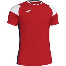 Joma Crew III T-Shirt Hommes - Rouge / Marine / Blanc