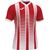 Joma Tiger II Maillot Manches Courtes Hommes - Rouge / Blanc