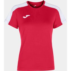 Joma Academy III Shirt Korte Mouw Dames - Rood / Wit