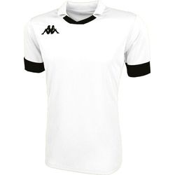 Kappa Tranio Shirt Korte Mouw Heren - Wit / Zwart