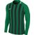 Nike Striped Division III Voetbalshirt Lange Mouw Heren - Groen / Zwart