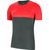 Nike Academy Pro T-Shirt Hommes - Anthracite / Rouge Fluo