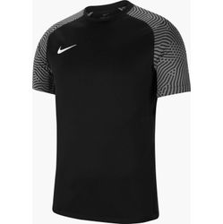 Nike Strike II Shirt Korte Mouw Heren - Zwart