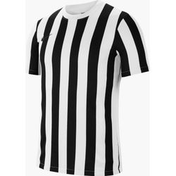 Nike Striped Division IV Shirt Korte Mouw Kinderen - Wit / Zwart