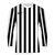 Nike Striped Division IV Voetbalshirt Lange Mouw Kinderen - Wit / Zwart