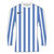 Nike Striped Division IV Voetbalshirt Lange Mouw Kinderen - Wit / Royal