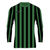 Nike Striped Division IV Voetbalshirt Lange Mouw Kinderen - Groen / Zwart
