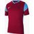 Nike Park Derby III Shirt Korte Mouw Heren - Bordeaux / Hemelsblauw