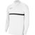 Nike Academy 21 Ziptop Hommes - Blanc / Noir