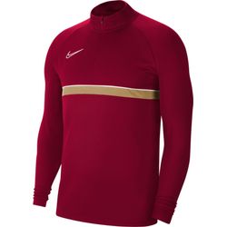 Nike Academy 21 Ziptop Heren - Bordeaux / Goud