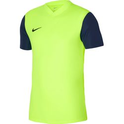 Nike Tiempo Premier II Shirt Korte Mouw Heren - Fluogeel / Marine