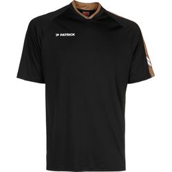 Patrick Dynamic Shirt Korte Mouw Heren - Zwart / Goud