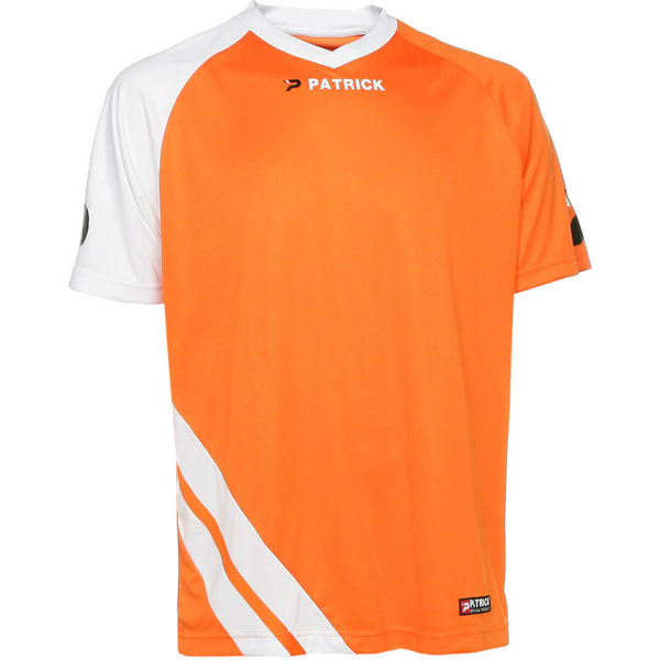 Patrick Victory Shirt Korte Mouw Heren - Oranje / Wit