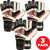 Real Active Keepershandschoenen - 3-Pack Heren - Wit / Zwart / Rood