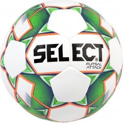 Select Futsal Attack (Grain) Voetbal - Wit / Groen / Fluo Oranje