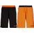 Spalding Essential 2.0 Short Réversible Hommes - Noir / Orange