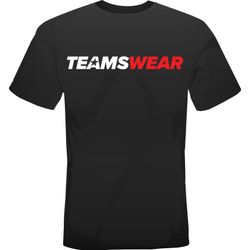 Teamswear Promo T-Shirt Heren - Zwart / Wit / Rood
