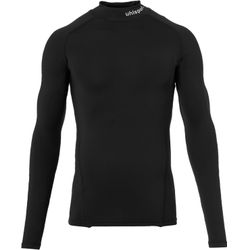 Uhlsport Distinction Pro Baselayer Shirt Opstaande Kraag Kinderen - Zwart