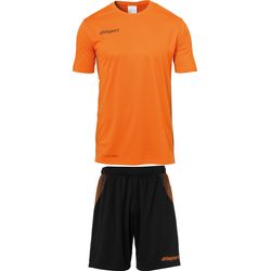 Uhlsport Score Sporttenue Korte Mouw Heren - Fluo Oranje / Zwart